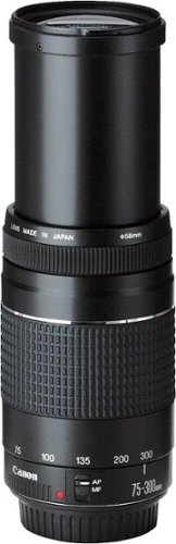 Canon EF75-300mm F4-5.6 III Telephoto Zoom Lens for EOS DSLR Cameras - Multi GLOBAL SHIPPING