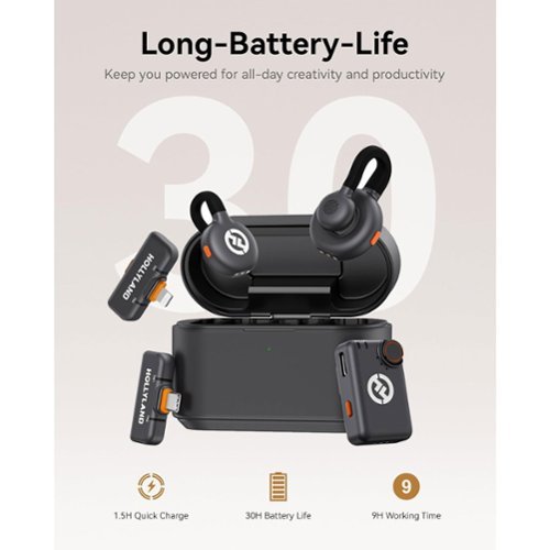 HOLLYLAND Lark M2S Ultimate Combo Mic for iPhone/Camera/Android/PC