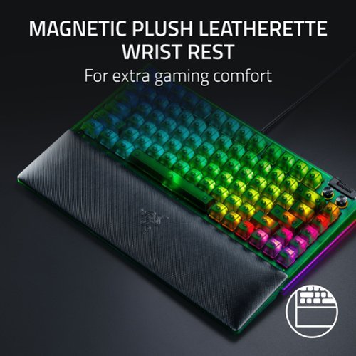 Razer Blackwidow V4 75% Wired Mechanical Orange Switch Gaming Keyboard with Hot-Swappable Design - Phantom Green HOW TO BUY