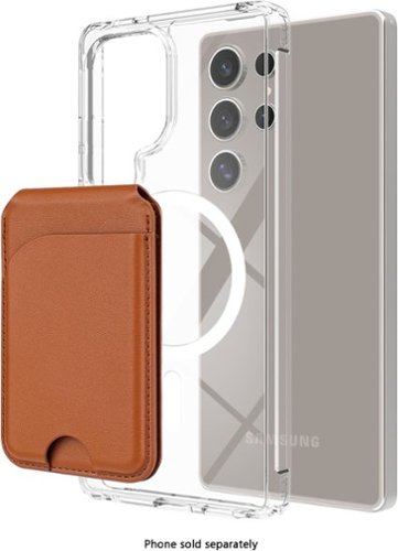 SaharaCase Venture Series Wallet Case for Samsung Galaxy S25 Ultra - Crystal Clear/Brown WHERE TO BUY