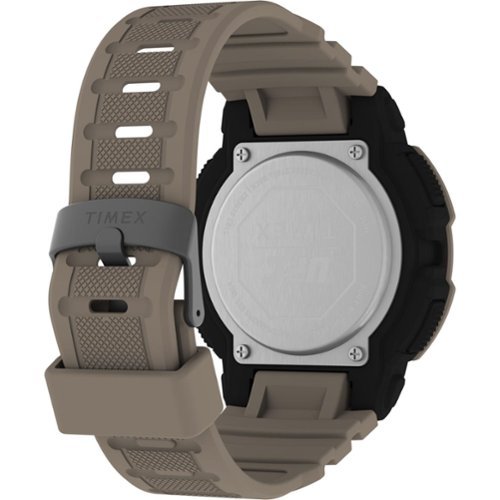 Timex Men's UFC Rumble 50mm Watch - Tan Strap Digital Dial - Black/Gray GLOBAL SHIPPING