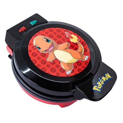 Uncanny Brands - Pokémon Charmander Waffle Maker - Black-Front_Standard 