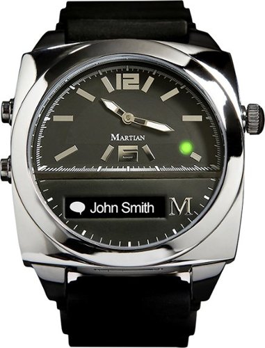Martian - Victory Smartwatch - Black/Silver-Front_Standard 