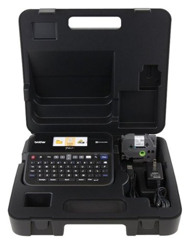 Brother - Label Maker - Black/Dark Gray-Front_Standard 