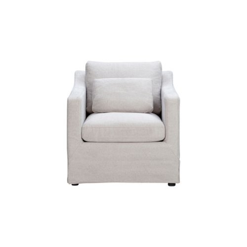 Lifestyle Solutions - Ryan Chair - Oatmeal-Front_Standard 