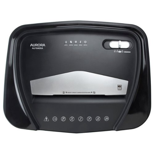 Aurora AU1640XA Anti Jam 16 Sheet Crosscut Paper Shredder