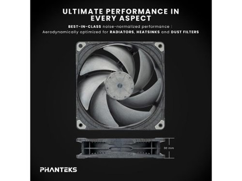 Phanteks T30 140 Triple Pack, 140mm PWM Fan, LCP Frame, 3 Mode