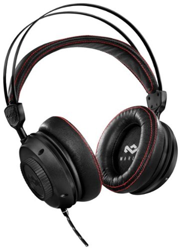  House of Marley - TTR Over-the-Ear Headphones - Black/Red