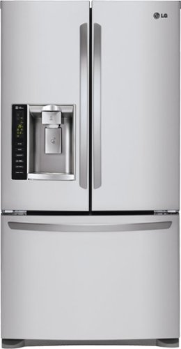 LG - 24.1 Cu. Ft. French Door Refrigerator with Thru-the-Door Ice and Water - Stainless Steel