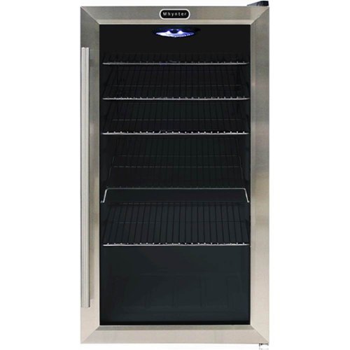 Whynter - 117-Can Beverage Cooler - Stainless steel
