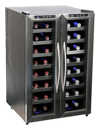  Whynter - 32-Bottle Wine Cooler - Stainless Steel