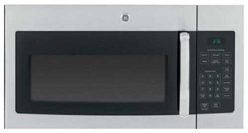 GE - 1.6 Cu. Ft. Over-the-Range Microwave - Stainless steel-Front_Standard 