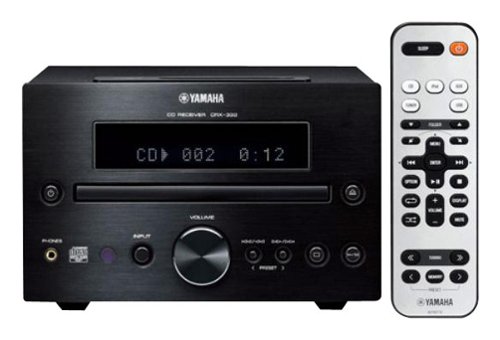 Yamaha - 40W Micro Component System - Black-Front_Standard 