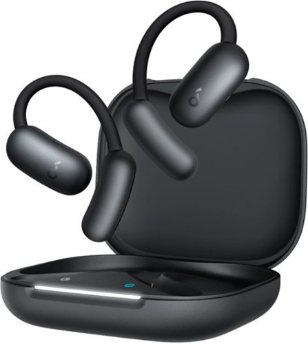 Soundcore by Anker AeroFit 2 Open-Ear Headphones Open-Ear Headphones with Adjustable Ear Hooks - Black WHERE TO BUY