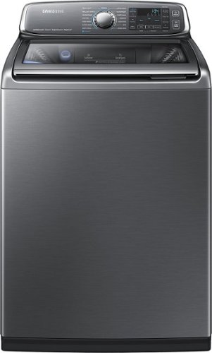  Samsung - activewash 5.2 Cu. Ft. 15-Cycle Steam Top-Loading Washer - Platinum