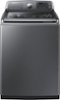Samsung - activewash 5.2 Cu. Ft. 15-Cycle Steam Top-Loading Washer - Platinum-Front_Standard
