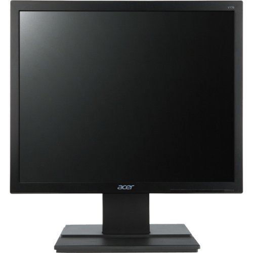 Acer - 17" LED HD Monitor - Black-Front_Standard 