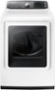 Samsung - 7.4 Cu. Ft. 15-Cycle Steam Electric Dryer - White-Front_Standard