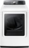 Samsung - 7.4 Cu. Ft. 15-Cycle Steam Electric Dryer - White-Front_Standard