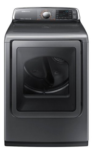  Samsung - 7.4 Cu. Ft. 15-Cycle Steam Electric Dryer - Platinum