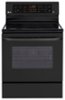 LG - 6.3 Cu. Ft. Self-Cleaning Freestanding Electric Convection Range - Smooth Black-Front_Standard