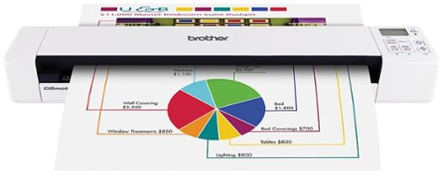 Brother - DS-820W Wireless Mobile Scanner - White-Front_Standard 