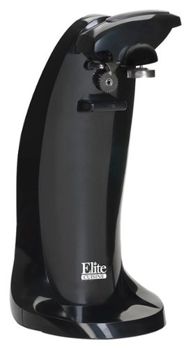  Elite Cuisine - Extra-Tall Can Opener - Black