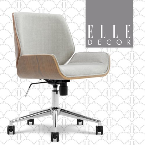 Adore Decor - Bentwood Task Chair - French Gray-Front_Standard 