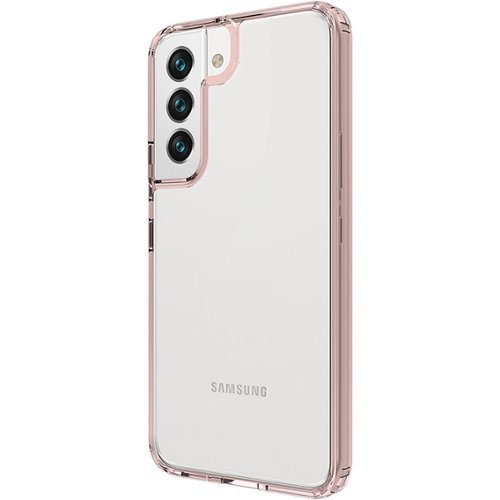SaharaCase - Hybrid-Flex Hard Shell Case for Samsung Galaxy S22+ - Clear/Rose Gold-Left_Standard 