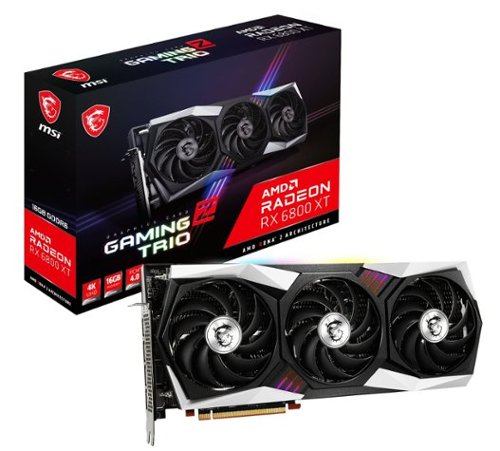 MSI AMD Radeon RX 6800 Gaming Z Trio XT 16G - 16GB GDDR6 - PCI Express 4.0 - Graphics Card - Black INTERNATIONAL SHIPPING