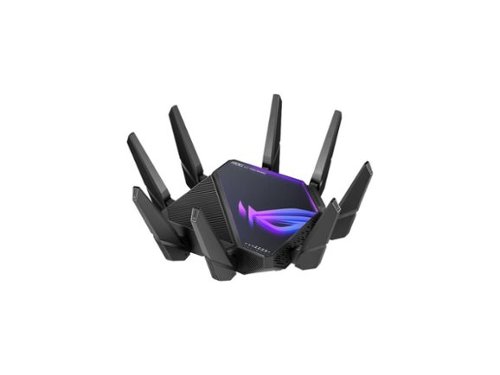ASUS - ROG Rapture GT-AXE16000 Ethernet Wireless Router - Quad Band - 2.40 GHz ISM Band - 6 GHz UNII Band - 10 Gigabit - Unknown-Front_Standard 