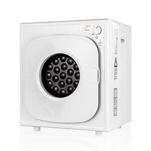 1500W Electric Tumble Compact Laundry Dryer Stainless Steel Tub 13.2 lbs-Front_Standard 