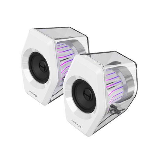 Edifier G2000 Pro 2.0 Bluetooth Gaming Speakers with RGB Lighting (2-Piece) - White GLOBAL SHIPPING