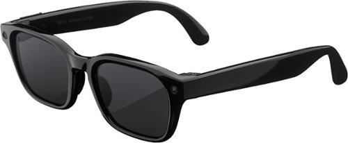 Meta Adventurer Large - Smart AI glasses—Meta AI, 12MP Camera, Live Translate — Polarized Grey Lenses - Classic Black INTERNATIONAL SHIPPING