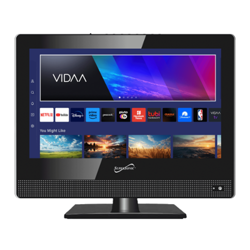 Supersonic - 15" VIDAA ACDC Compatible LED Smart TV with Built-In WiFi-Front_Standard 