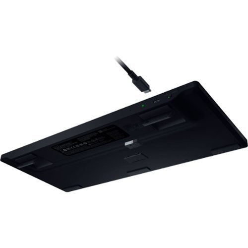 Razer BlackWidow V4 Low-profile HyperSpeed Wireless TKL Mechanical Green Clicky Switch Gaming Keyboard with Chroma RGB - Black BUY ONLINE