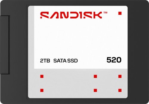 SANDISK - 2TB 520 Internal SATA SSD, 2.5”/7mm, up to 560 MB/s read speeds