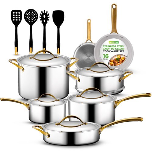 NutriChef - 16-Piece Stainless Steel Kitchenware-Front_Standard 