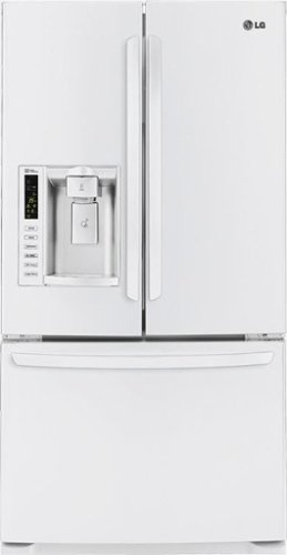  LG - 24.1 Cu. Ft. French Door Refrigerator with Thru-the-Door Ice and Water