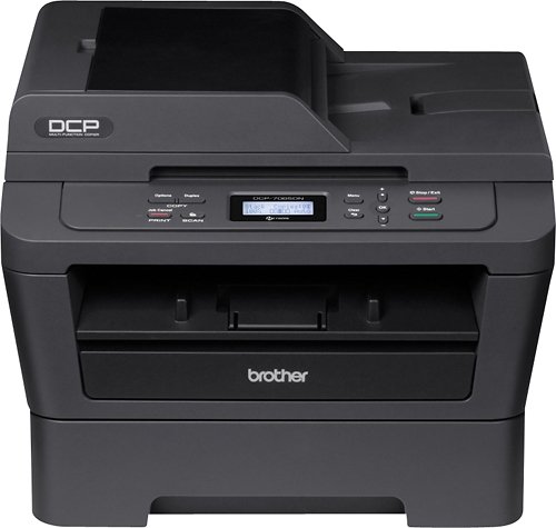Brother - Network-Ready All-In-One Copier - Black-Front_Standard 