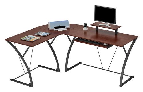  Z-Line Designs - Khloe L-Shape Computer Desk - Espresso