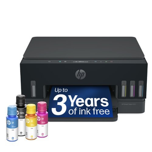 HP - Smart Tank 6003 Wireless All-in-One AI-Enabled Cartridge-Free Supertank Inkjet Printer with 3 Years of Ink Included¹ - Basalt