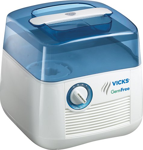  Vicks - Germ-Free Cool Mist 1 Gal. Humidifier - White/Blue