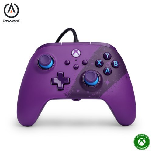 PowerA - Advantage Wired Controller for Xbox Series X|S, Xbox One, Windows - Celestial Purple-Front_Standard 