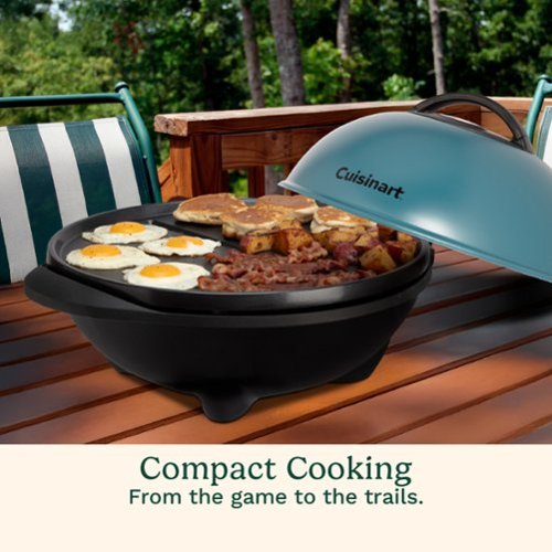 Cuisinart in Indoor/Outdoor Electric Griddle Black/Blue CEG