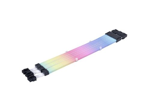 その他 LIAN LI Strimer Wireless GPU 3x8-PIN RGB Lian Li Strimer Wireless 3x8 Pin GPU RGB Cable, 2.4GHz Control