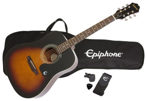  Epiphone - 6-String Dreadnought Acoustic Guitar - Vintage Sunburst