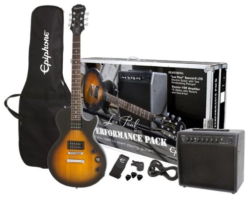  Epiphone - Les Paul Special-II LTD Electric Guitar Performance Pack - Vintage Sunburst