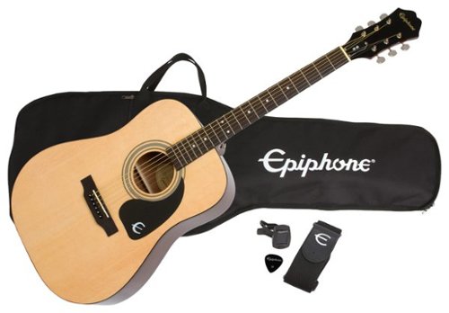  Epiphone - 6-String Dreadnought Acoustic Guitar - Natural
