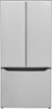 Frigidaire - 20 Cu. Ft. Counter-Depth French Door Refrigerator with Internal Water Dispenser - Fingerprint-Resistant Stainless Steel Look-Front_Standard